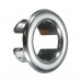 new DIY ( pack of 10 )Bathroom Sink Basin Chrome Trim Overflow Hole Round Cover Silver - B074PMNDTL